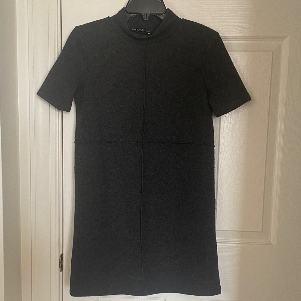 Zara Elegant Black Mini Dress
